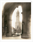 Woolworth Building Through Arch by Anonymous