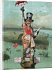 Cartoon, Statue Of Liberty with Advertising by Anonymous