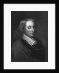Blaise Pascal Engraving by Henry Hoppner Meyer