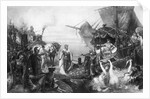 Cleopatra Sails Ashore To Meet Anthony by Anonymous