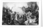 Cleopatra Sails Ashore To Meet Anthony by Anonymous