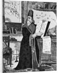 Portrait of Nostradamus Prophesying by Jean C. Pellerin