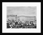 Illustration Depicting the Execution of King Louis XVI by Anonymous