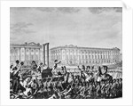 Illustration Depicting the Execution of King Louis XVI by Anonymous