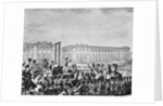 Illustration Depicting the Execution of King Louis XVI by Anonymous