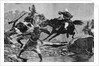 Illustration; British Fighting Sudanese by Anonymous