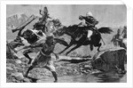 Illustration; British Fighting Sudanese by Anonymous