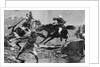Illustration; British Fighting Sudanese by Anonymous