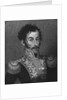 Aquatint Portrait of Simon Bolivar by Anonymous
