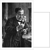 Woodcut After Louis Pasteur in His Laboratory by Albert Edelfelt