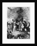 Painting of William Penn Shaking Hands with Lenape Leader by Anonymous