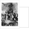 Painting of William Penn Shaking Hands with Lenape Leader by Anonymous