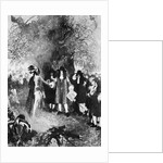 Painting of William Penn Shaking Hands with Lenape Leader by Anonymous