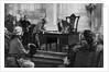 Washington Watching Man Sign Constitution by Anonymous