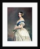 Young Queen Victoria W/Rose In Hand by Anonymous