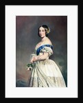 Young Queen Victoria W/Rose In Hand by Anonymous