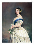 Young Queen Victoria W/Rose In Hand by Anonymous