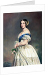 Young Queen Victoria W/Rose In Hand by Anonymous