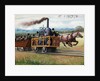 Illustration of a Race Between a Locomotive and a Horse-Drawn Car by Anonymous
