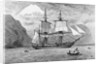 HMS Beagle in Straits of Magellan by Anonymous