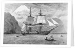 HMS Beagle in Straits of Magellan by Anonymous