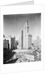 Woolworth Building and City Hall Park by Anonymous