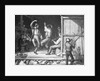 Two Men Barn Dancing With Fiddler by Anonymous