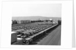 US Army Jeeps Parked at Army Depot by Anonymous