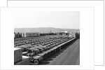 US Army Jeeps Parked at Army Depot by Anonymous