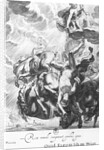 Engraving of Phaeton Struck Down by Zeus' Thunder by Anonymous