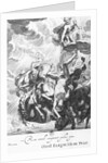 Engraving of Phaeton Struck Down by Zeus' Thunder by Anonymous