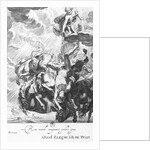Engraving of Phaeton Struck Down by Zeus' Thunder by Anonymous
