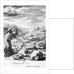 Engraving of Niobe's Children Killed by Apollo by Anonymous