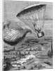 M. Garnerin In A Parachute,Illustration by Anonymous