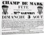 Poster For Parachute Descent Of Garnerin by Anonymous