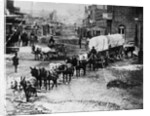 Horse Drawn Covered Wagon by Corbis