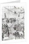 Illustration Of Restored Assyrian Palace by Anonymous