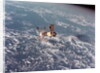 Skylab Space Station in Orbit Over Earth by Anonymous