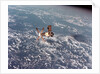 Skylab Space Station in Orbit Over Earth by Anonymous
