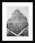 View Of Old Waldorf Hotel In New York by Anonymous