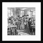 Illustration of Women Working in Telegraph Office by Anonymous