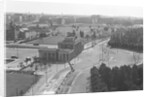 Rooftop View Of Brandenburg Gate & Wall by Anonymous
