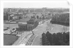 Rooftop View Of Brandenburg Gate & Wall by Anonymous