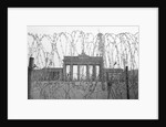 Barbed Wire and Brandenburg Gate by Anonymous