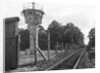 View Of East German Guard Tower & Rr by Anonymous