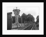 View Of East German Guard Tower & Rr by Anonymous