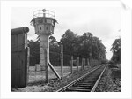 View Of East German Guard Tower & Rr by Anonymous