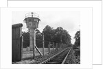 View Of East German Guard Tower & Rr by Anonymous
