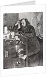 Dmitri Ivanovich Mendeleev In Laboratory by Anonymous