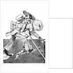 Uncle Sam and Don Quixote Face Off on Cuba by Anonymous